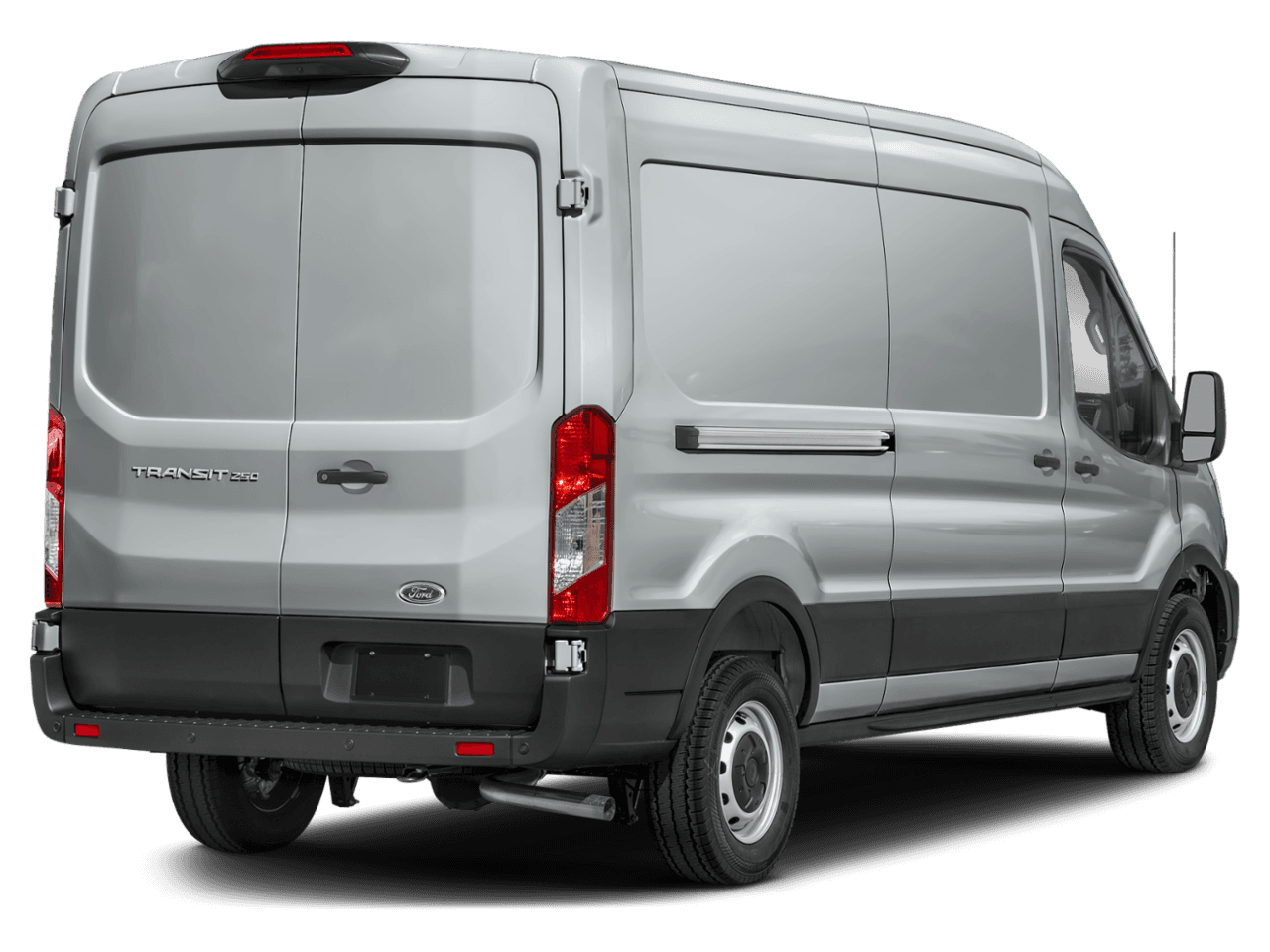 2024 Ford Transit Cargo Van T-350 - Rear 3/4, facing to the right