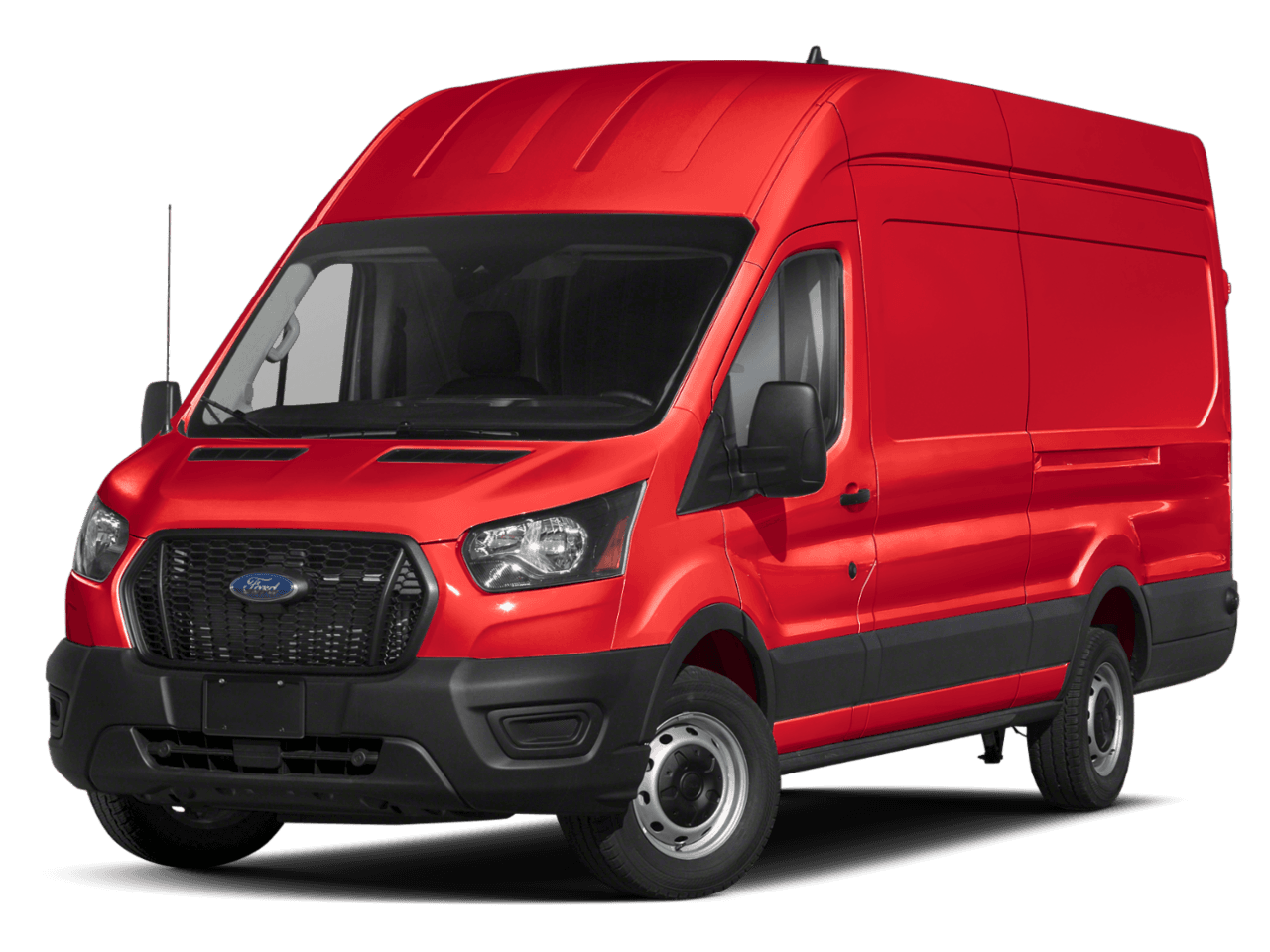 2024 Ford Transit Cargo Van T-350 - Front 3/4, facing to the left