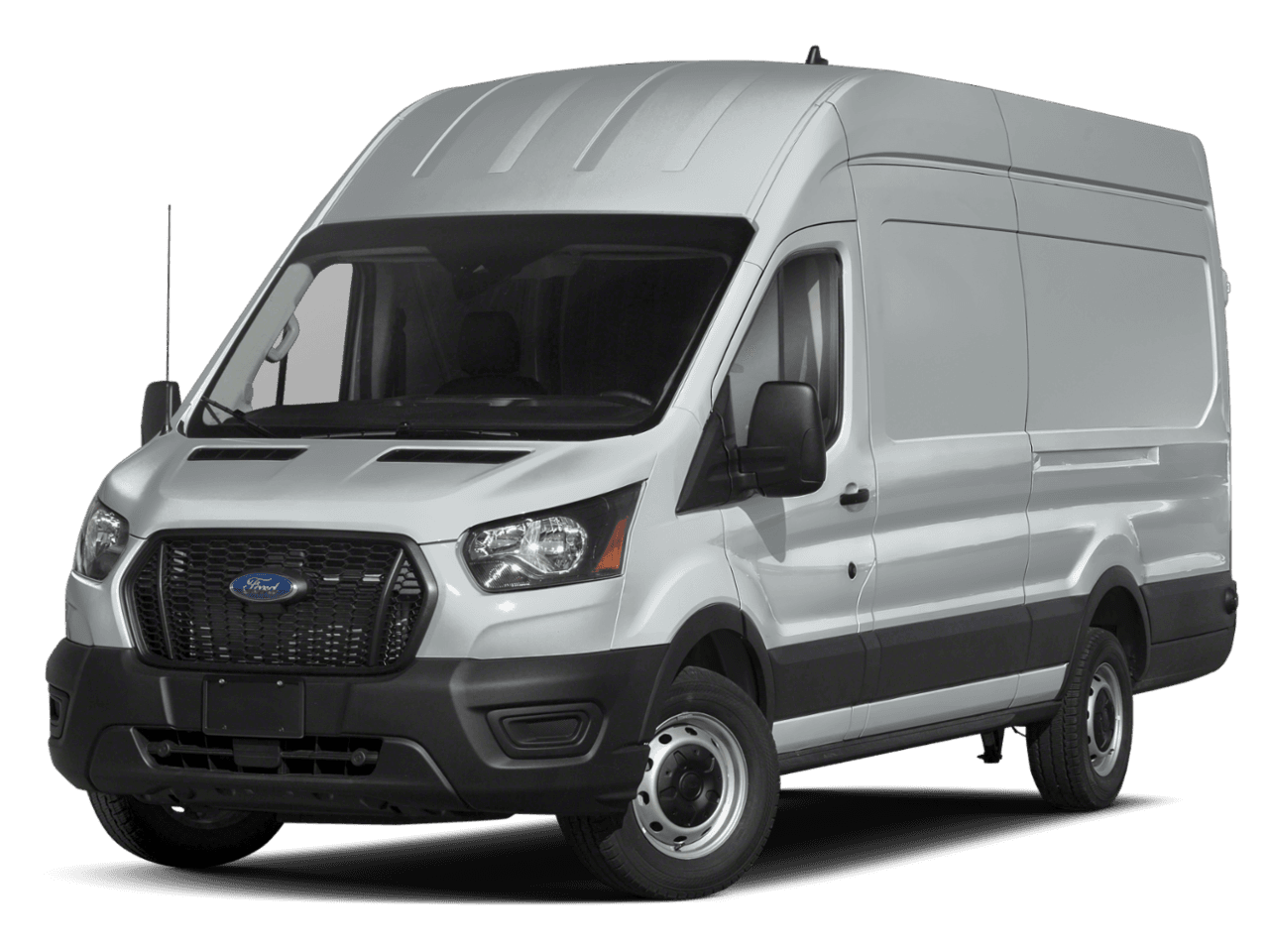2024 Ford Transit Cargo Van T-350 - Front 3/4, facing to the left