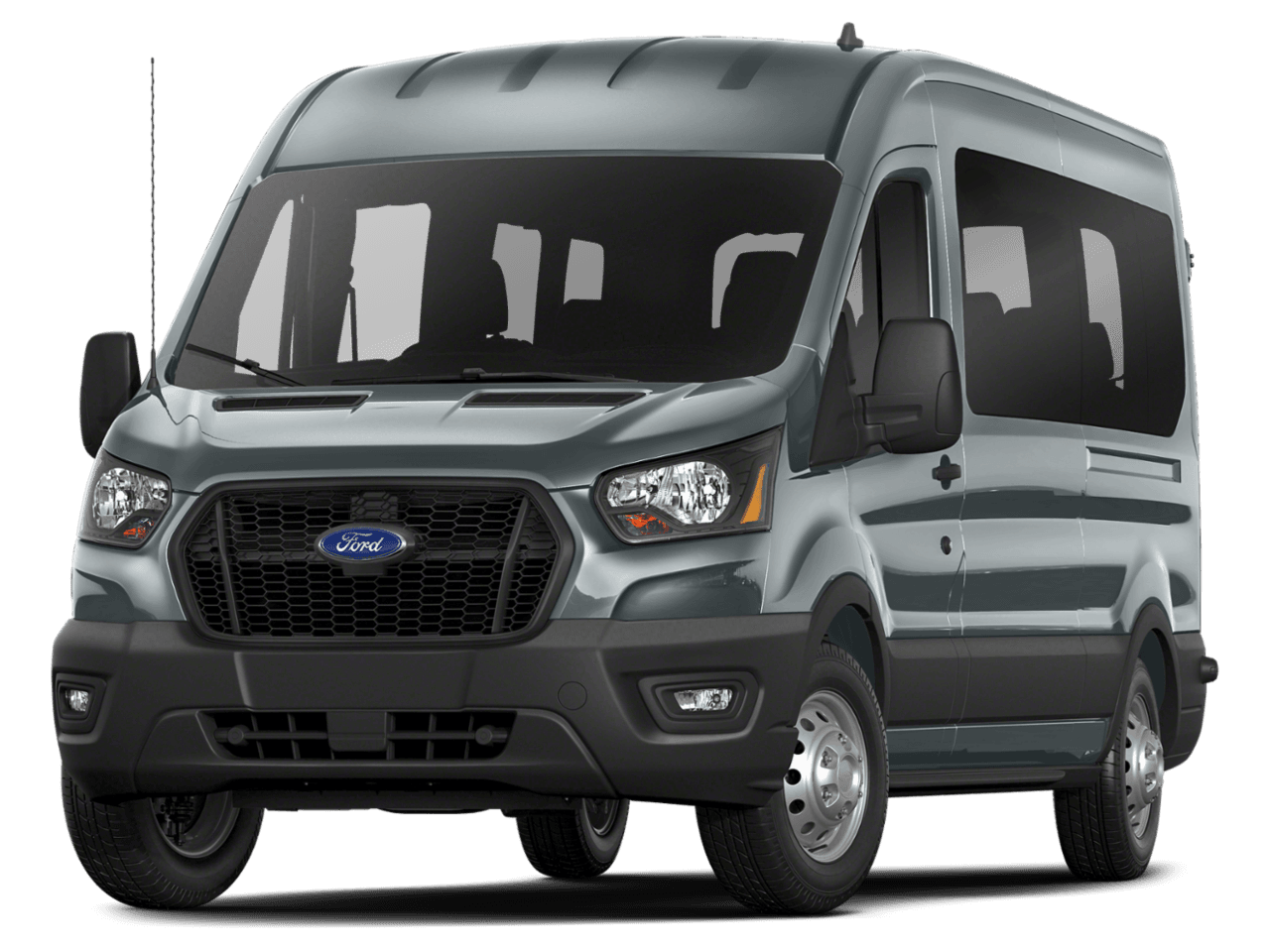 2024 Ford Transit Passenger Wagon XL - Front 3/4, facing to the left