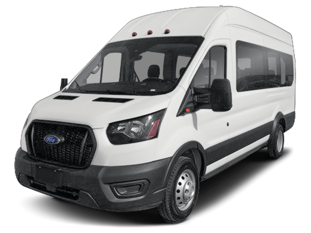 2024 Ford Transit Passenger Wagon XL - Front 3/4, facing to the left