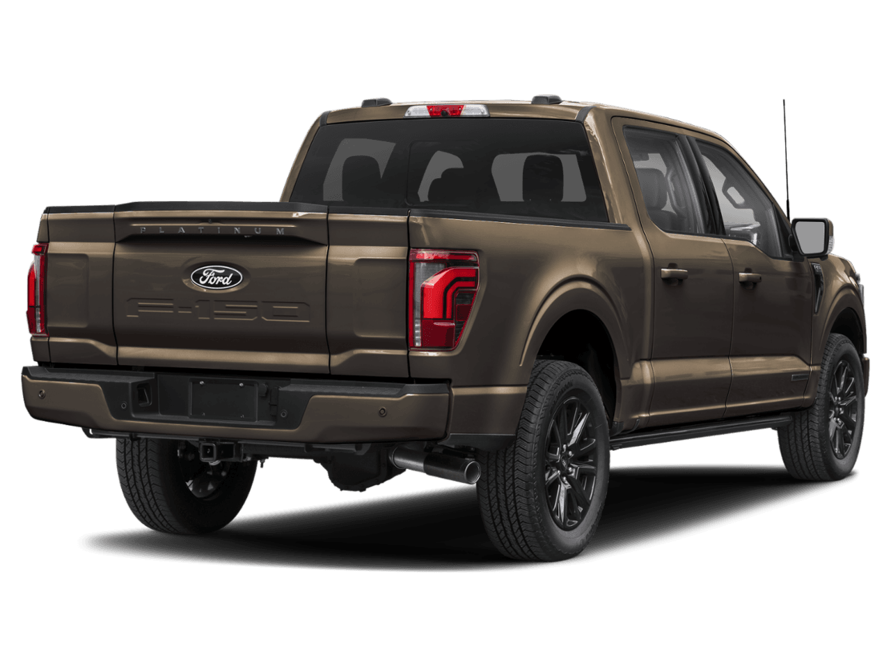 2024 Ford F-150 Platinum - Rear 3/4, facing to the right