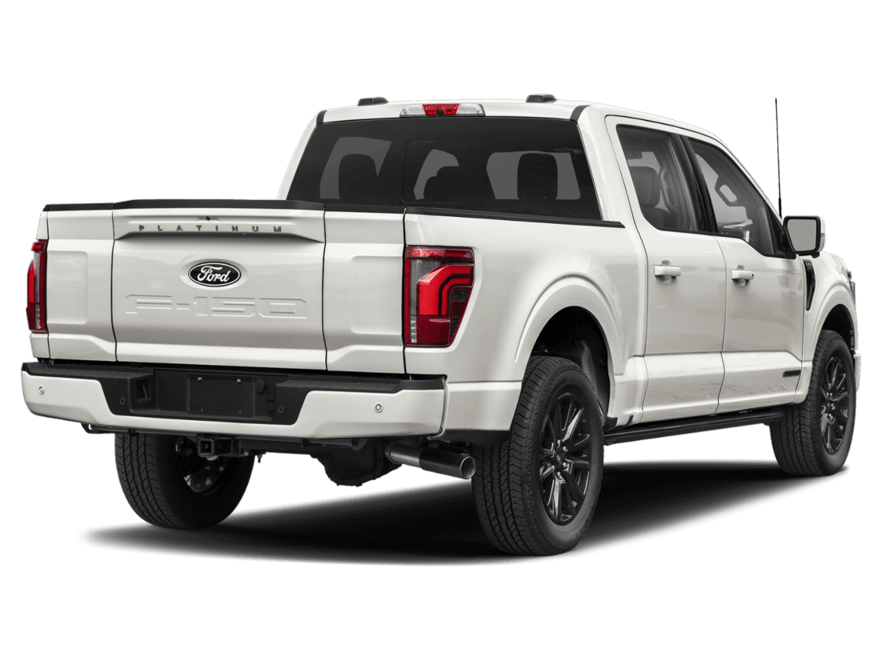 2024 Ford F-150 Platinum - Rear 3/4, facing to the right