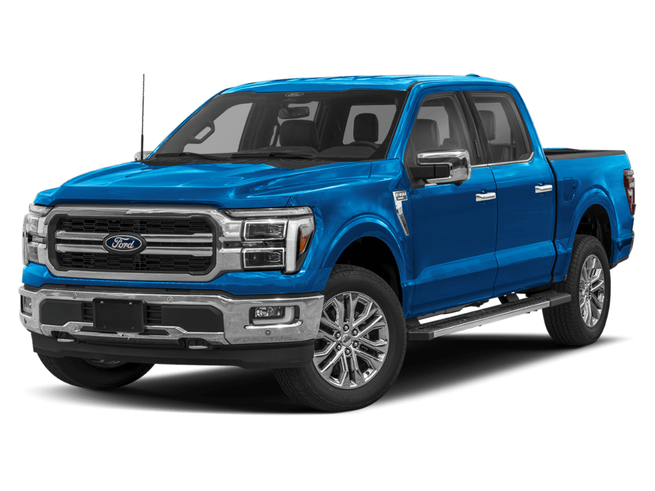 2024 Ford F-150 LARIAT - Front 3/4, facing to the left