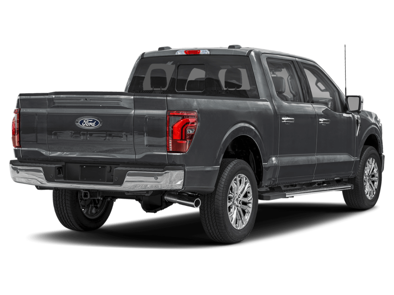 2024 Ford F-150 LARIAT - Rear 3/4, facing to the right