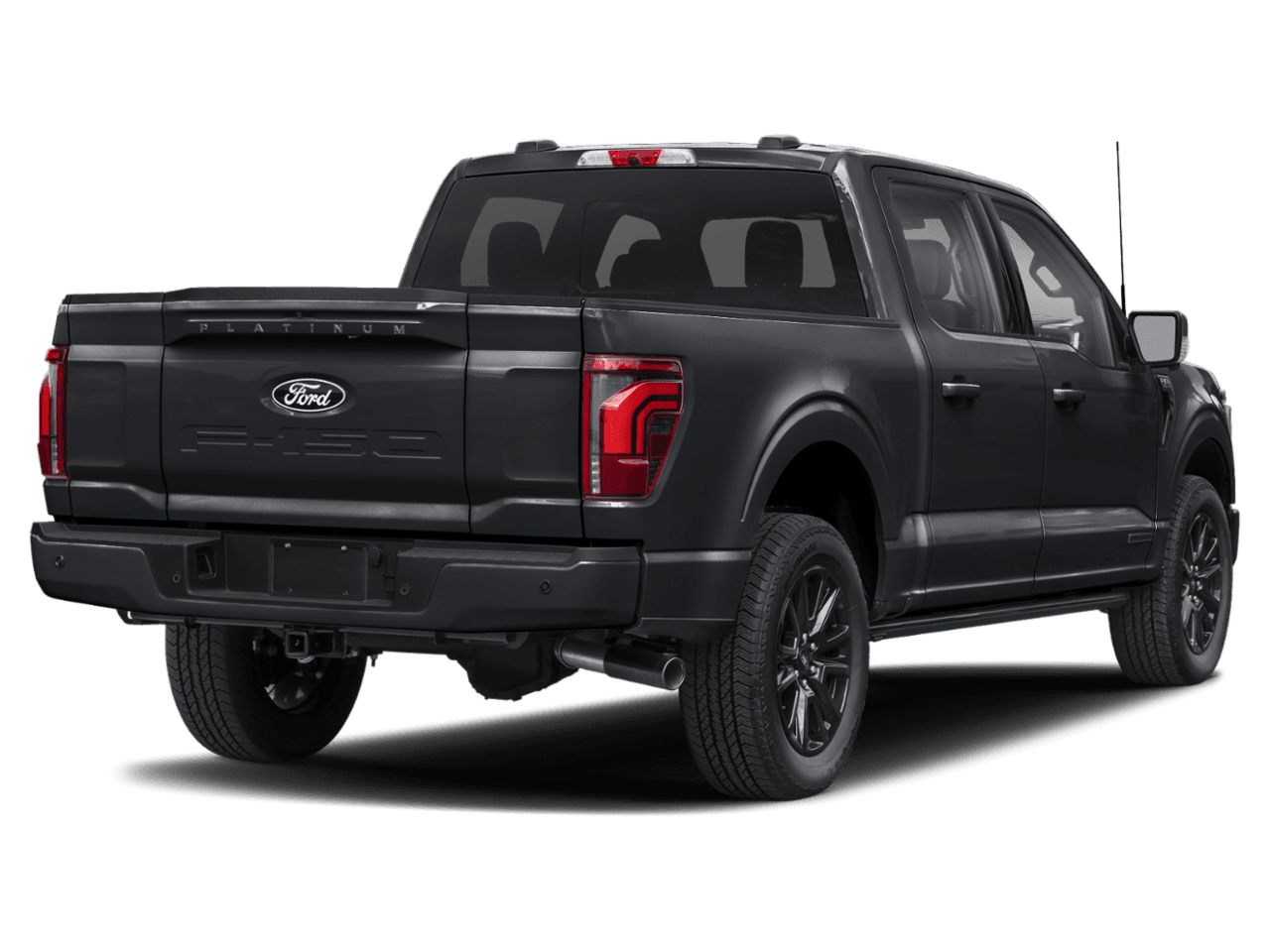 2024 Ford F-150 Platinum - Rear 3/4, facing to the right