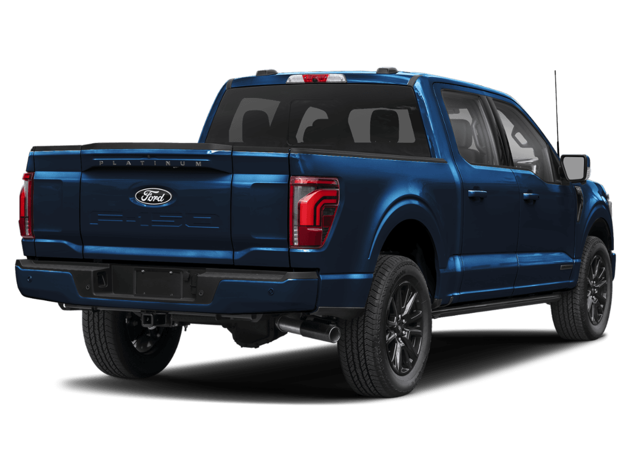 2024 Ford F-150 Platinum - Rear 3/4, facing to the right