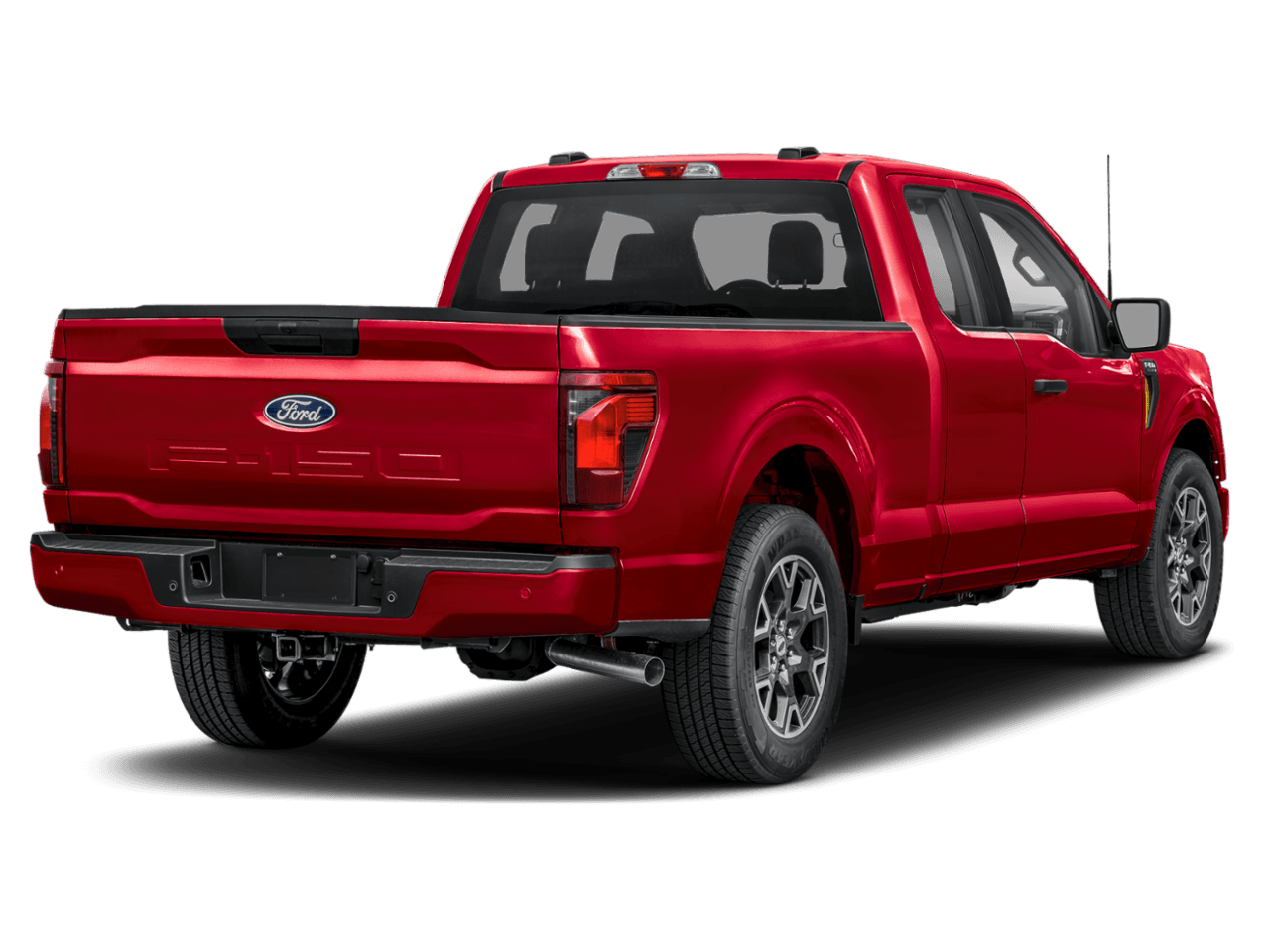 2024 Ford F-150 STX - Rear 3/4, facing to the right