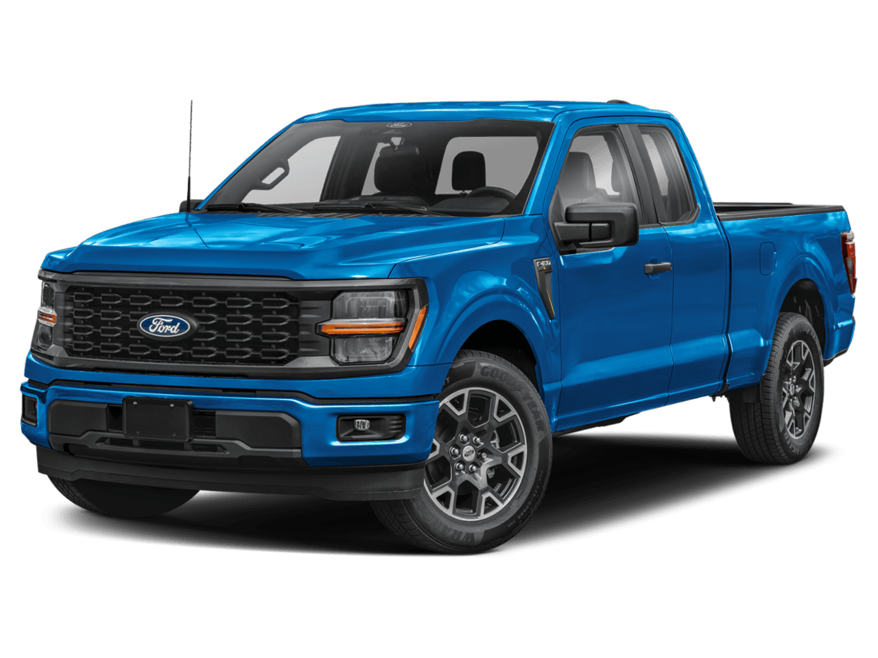 2024 Ford F-150 STX - Front 3/4, facing to the left