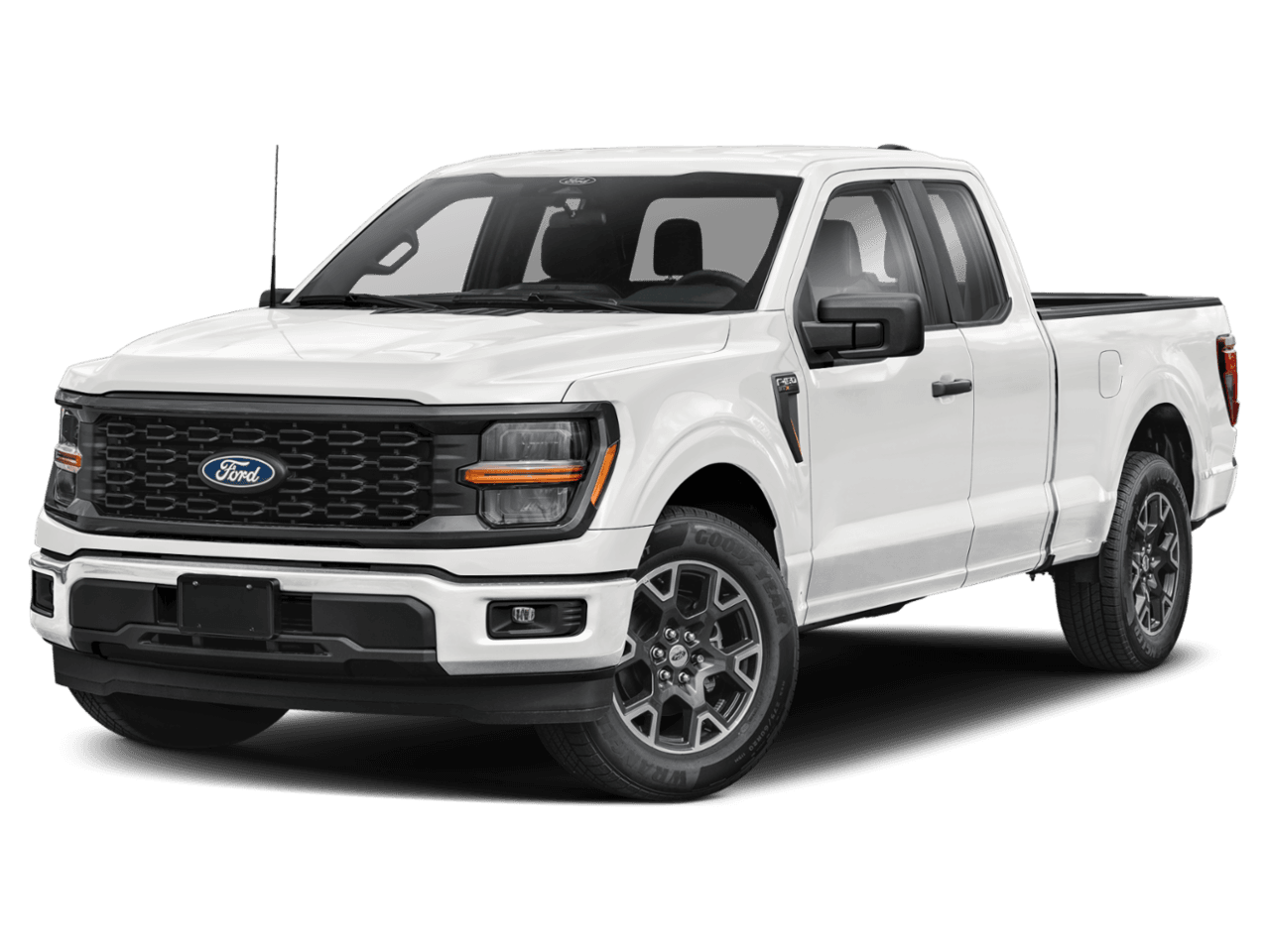 2024 Ford F-150 STX - Front 3/4, facing to the left