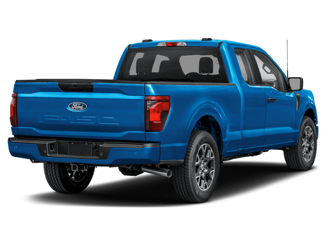 2024 Ford F-150 STX - Rear 3/4, facing to the right