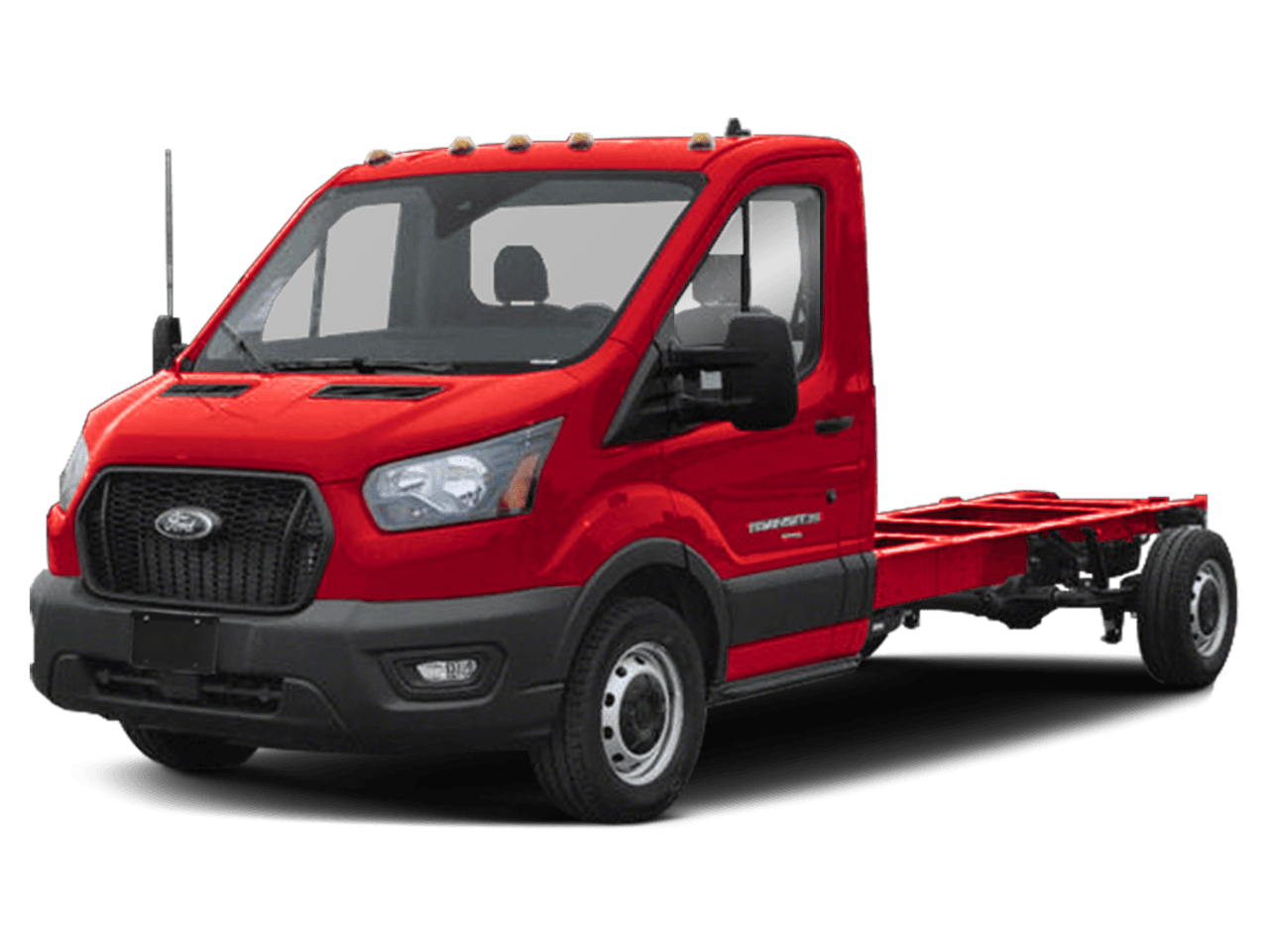2024 Ford Transit Cutaway T-350 - Front 3/4, facing to the left