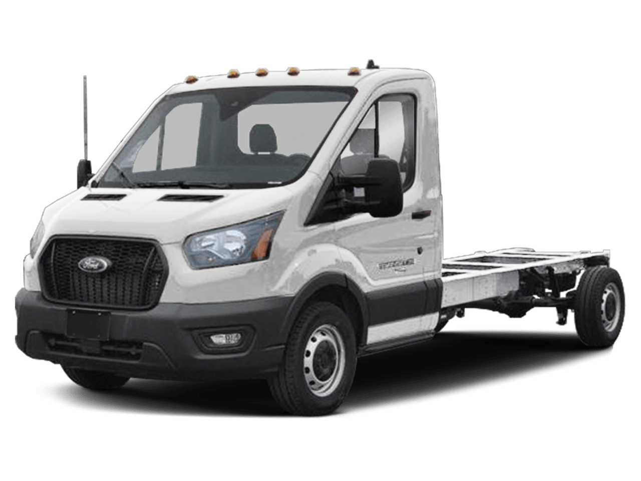 2024 Ford Transit Cutaway T-350 - Front 3/4, facing to the left