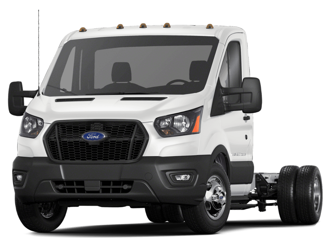2024 Ford Transit Cutaway T-350 - Front 3/4, facing to the left