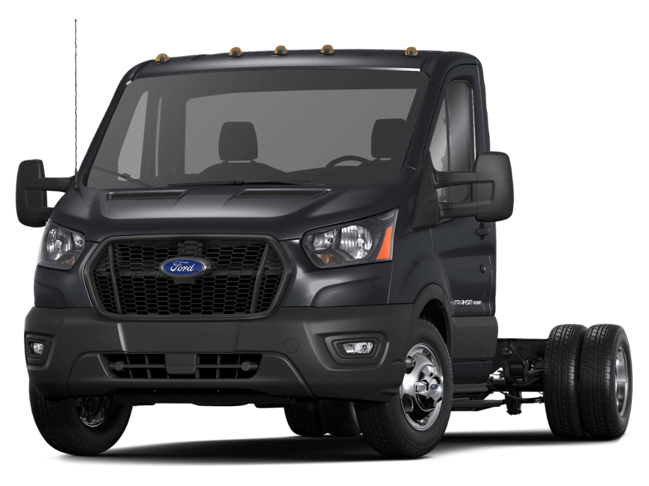 2024 Ford Transit Cutaway T-350 - Front 3/4, facing to the left