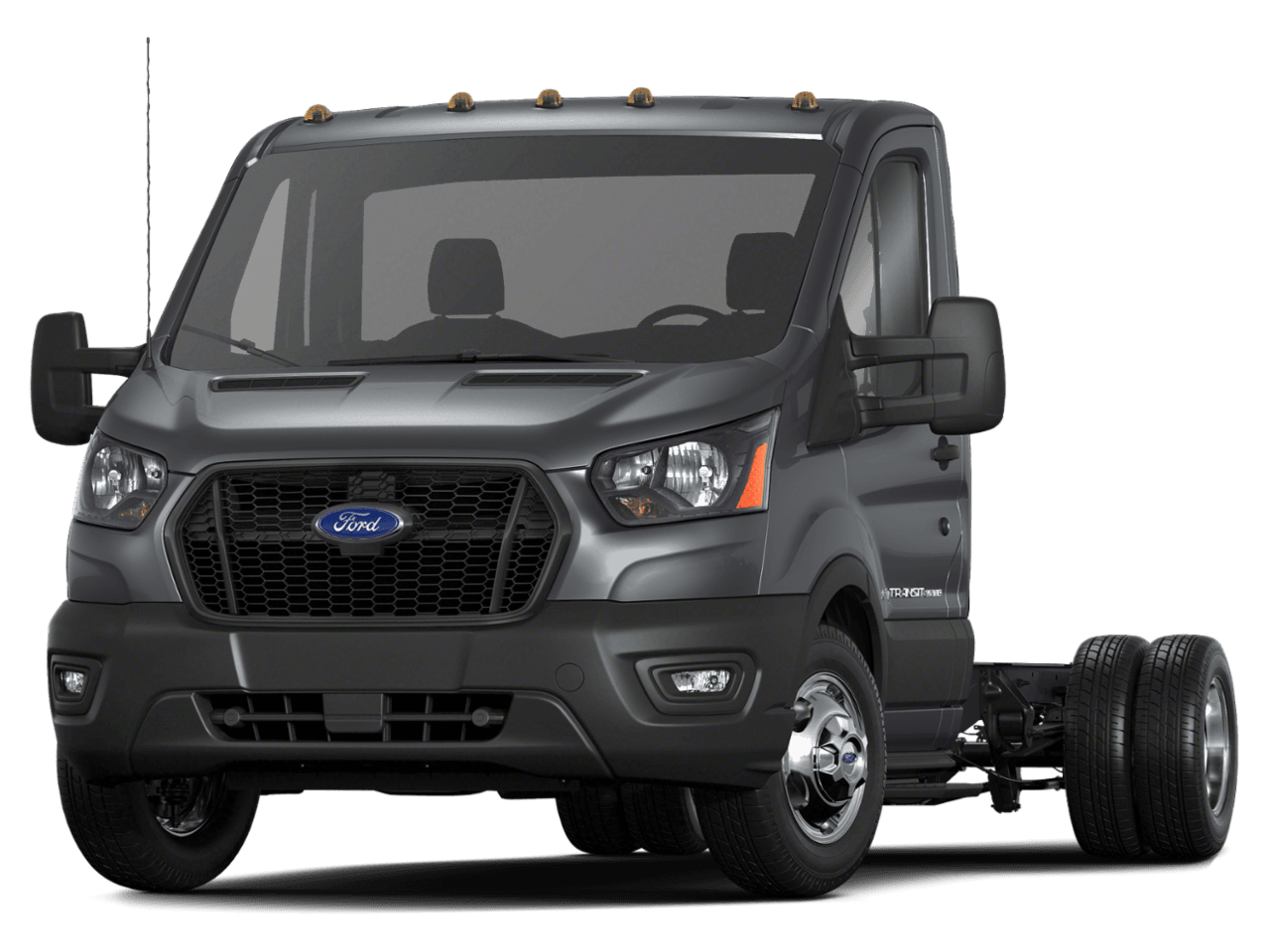 2024 Ford Transit Cutaway T-350 - Front 3/4, facing to the left