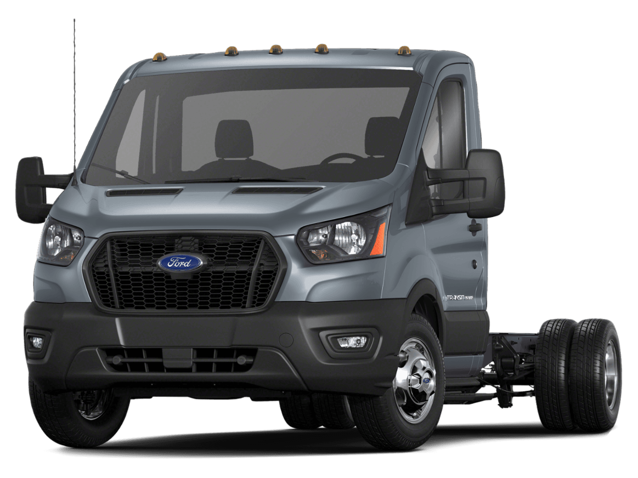 2024 Ford Transit Cutaway T-350 - Front 3/4, facing to the left