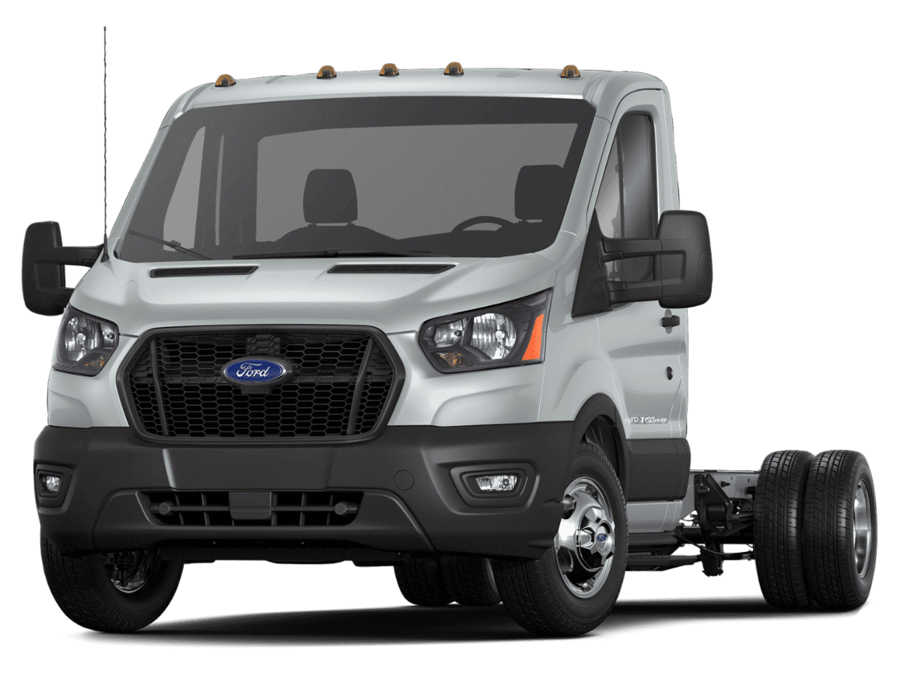 2024 Ford Transit Cutaway T-350 - Front 3/4, facing to the left