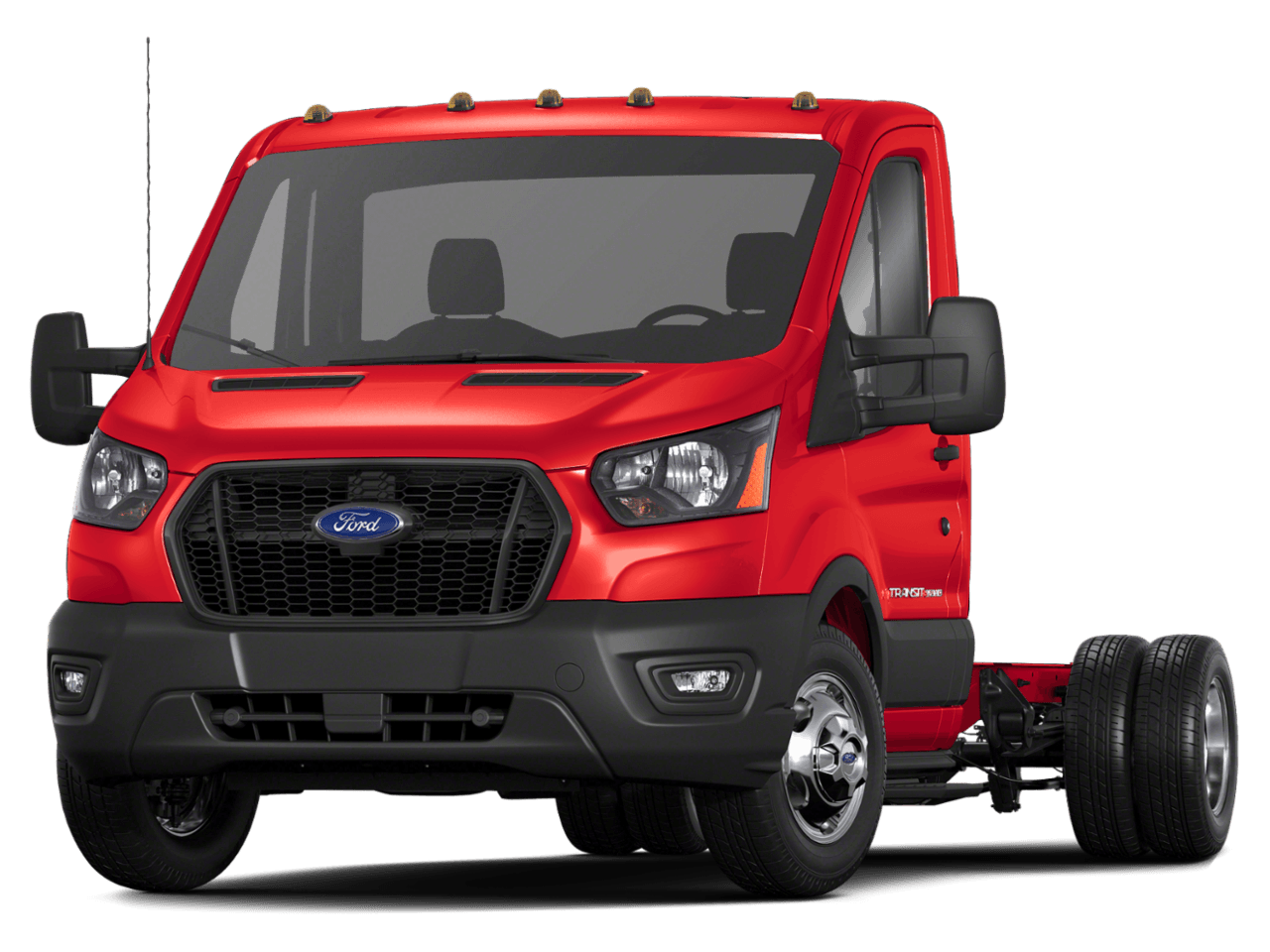 2024 Ford Transit Cutaway T-350 - Front 3/4, facing to the left