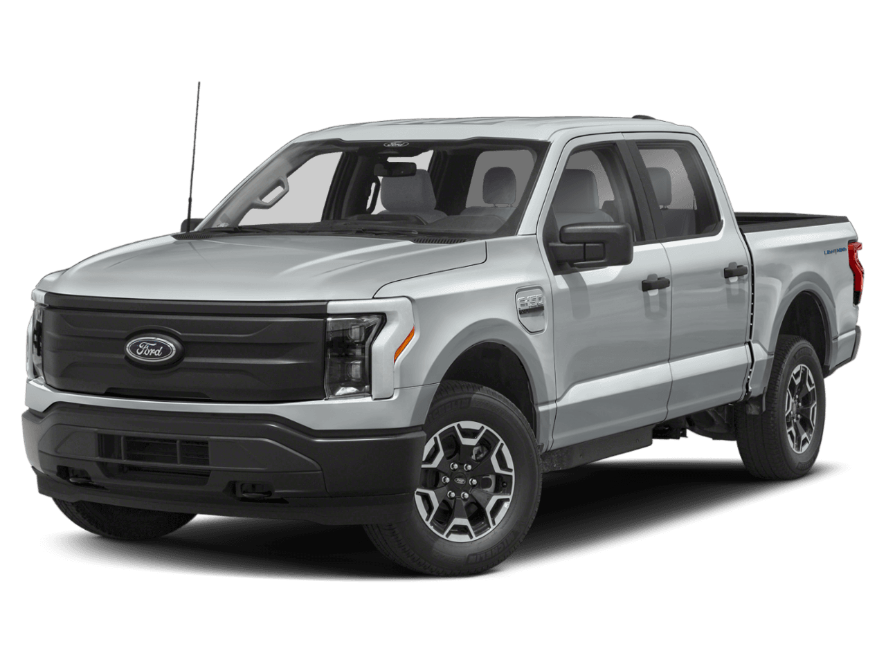 2024 Ford F-150 Lightning Pro - Front 3/4, facing to the left