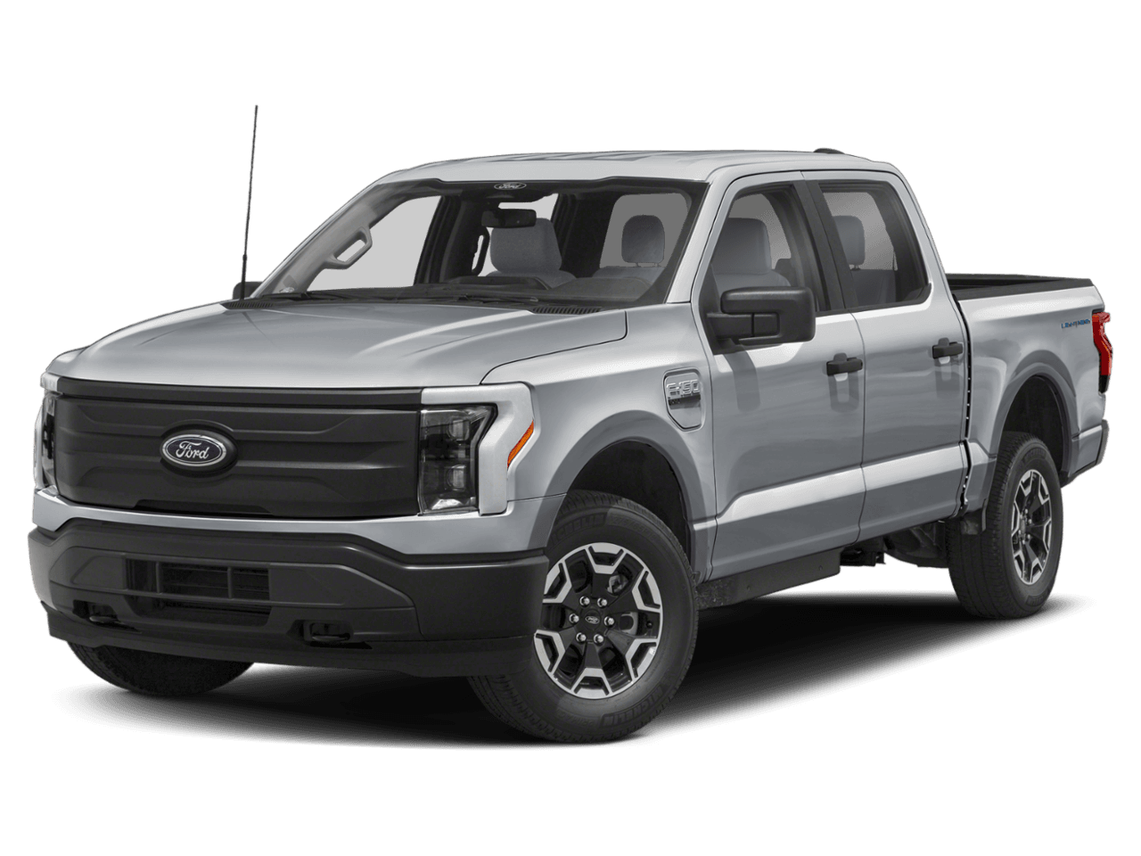 2024 Ford F-150 Lightning Pro - Front 3/4, facing to the left
