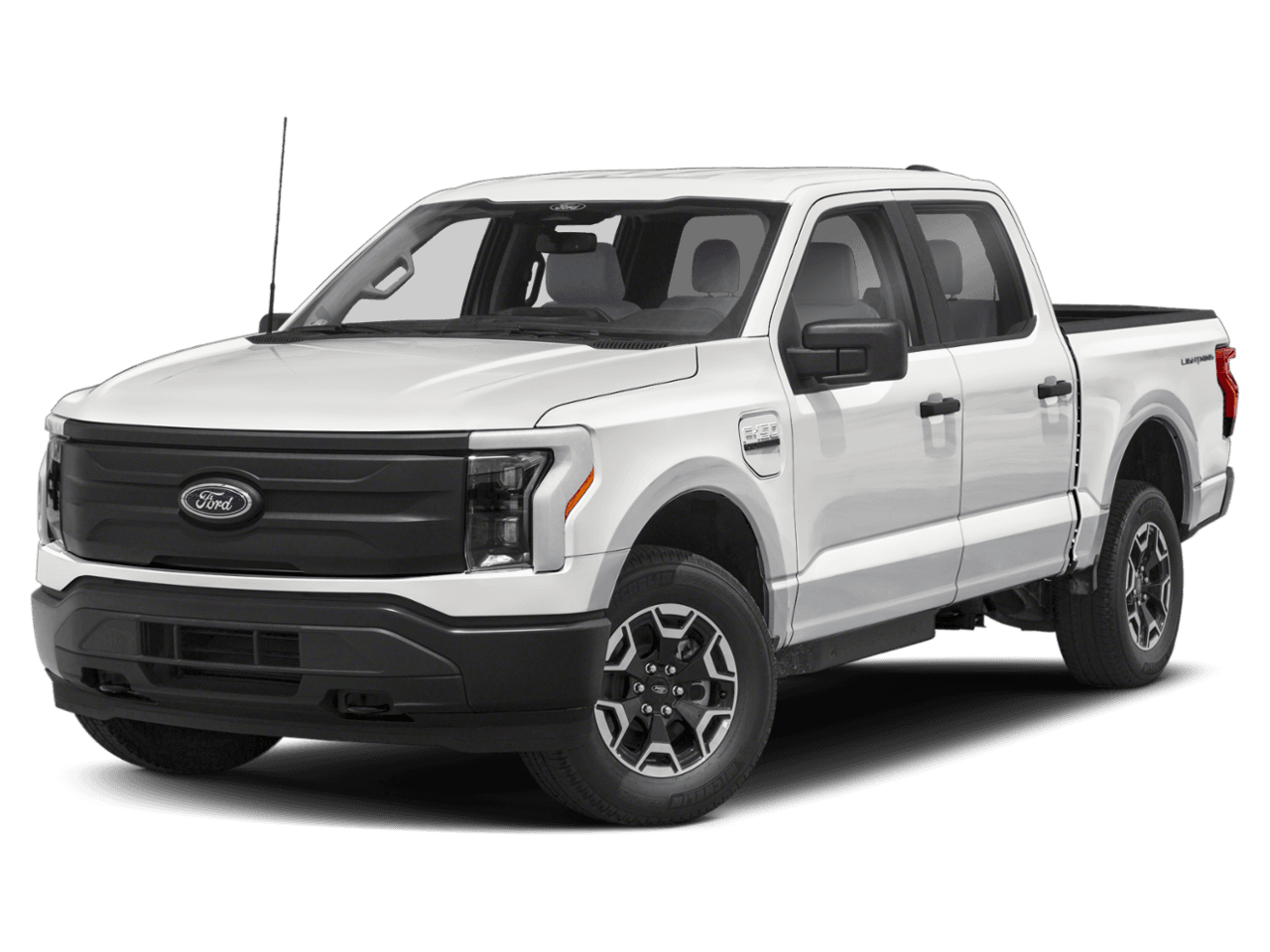 2024 Ford F-150 Lightning Pro - Front 3/4, facing to the left