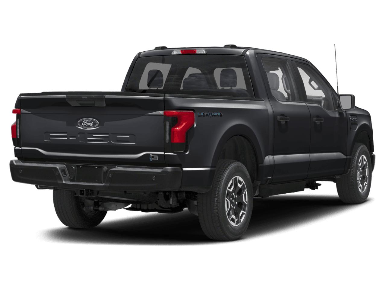 2024 Ford F-150 Lightning Pro - Rear 3/4, facing to the right