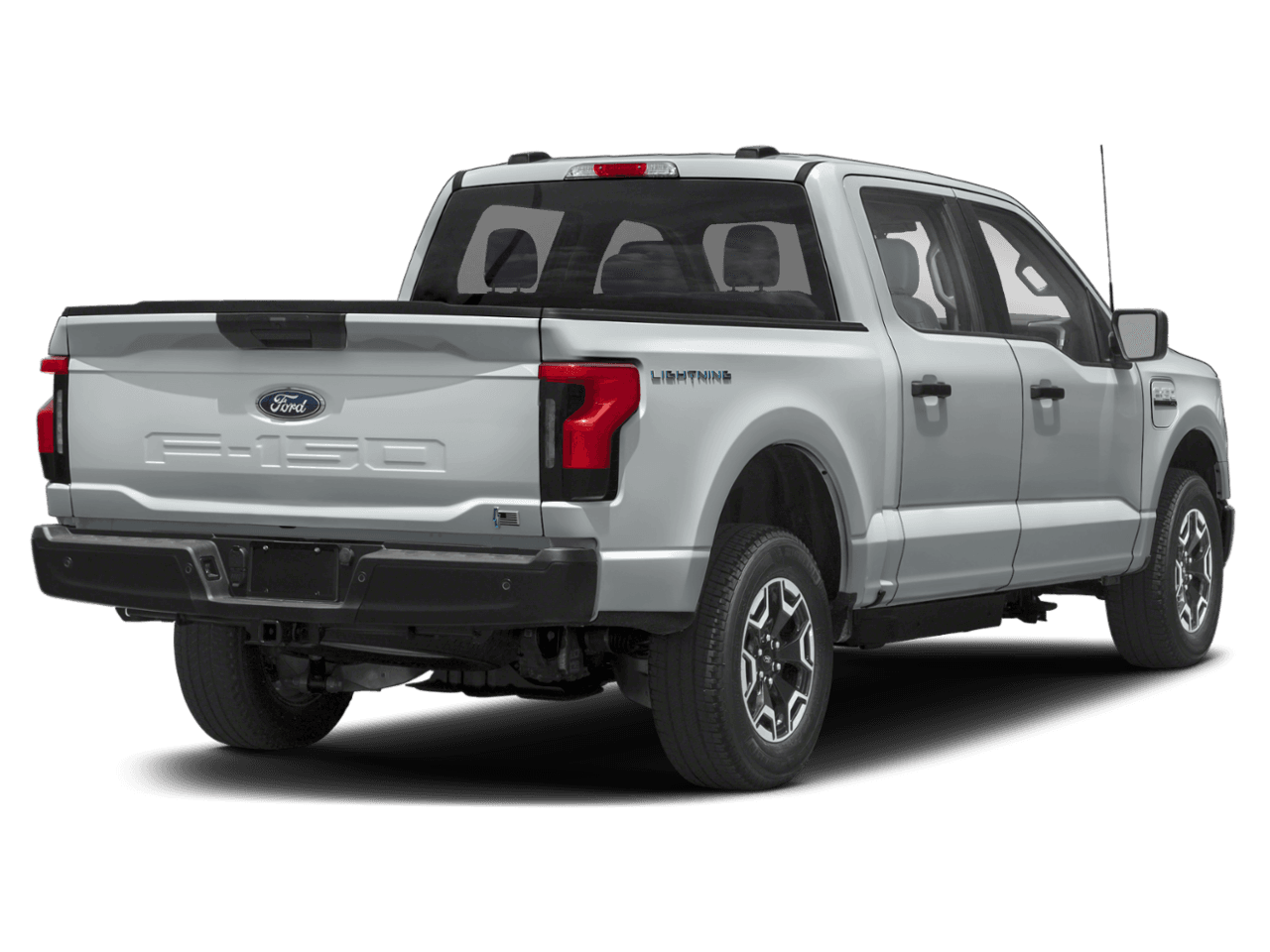 2024 Ford F-150 Lightning Pro - Rear 3/4, facing to the right