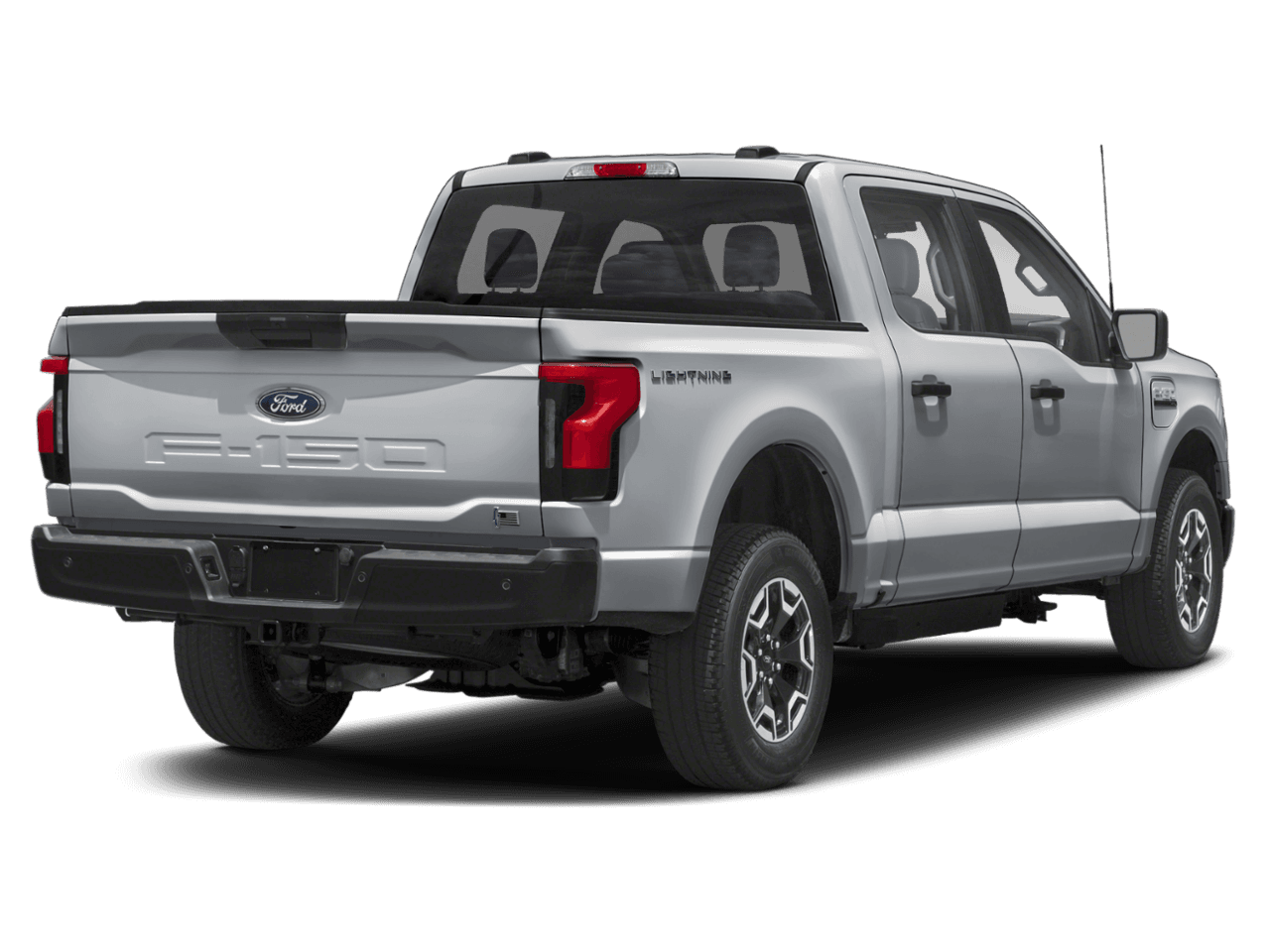 2024 Ford F-150 Lightning Pro - Rear 3/4, facing to the right