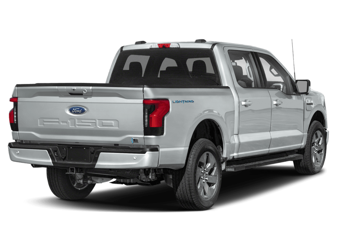 2024 Ford F-150 Lightning XLT - Rear 3/4, facing to the right