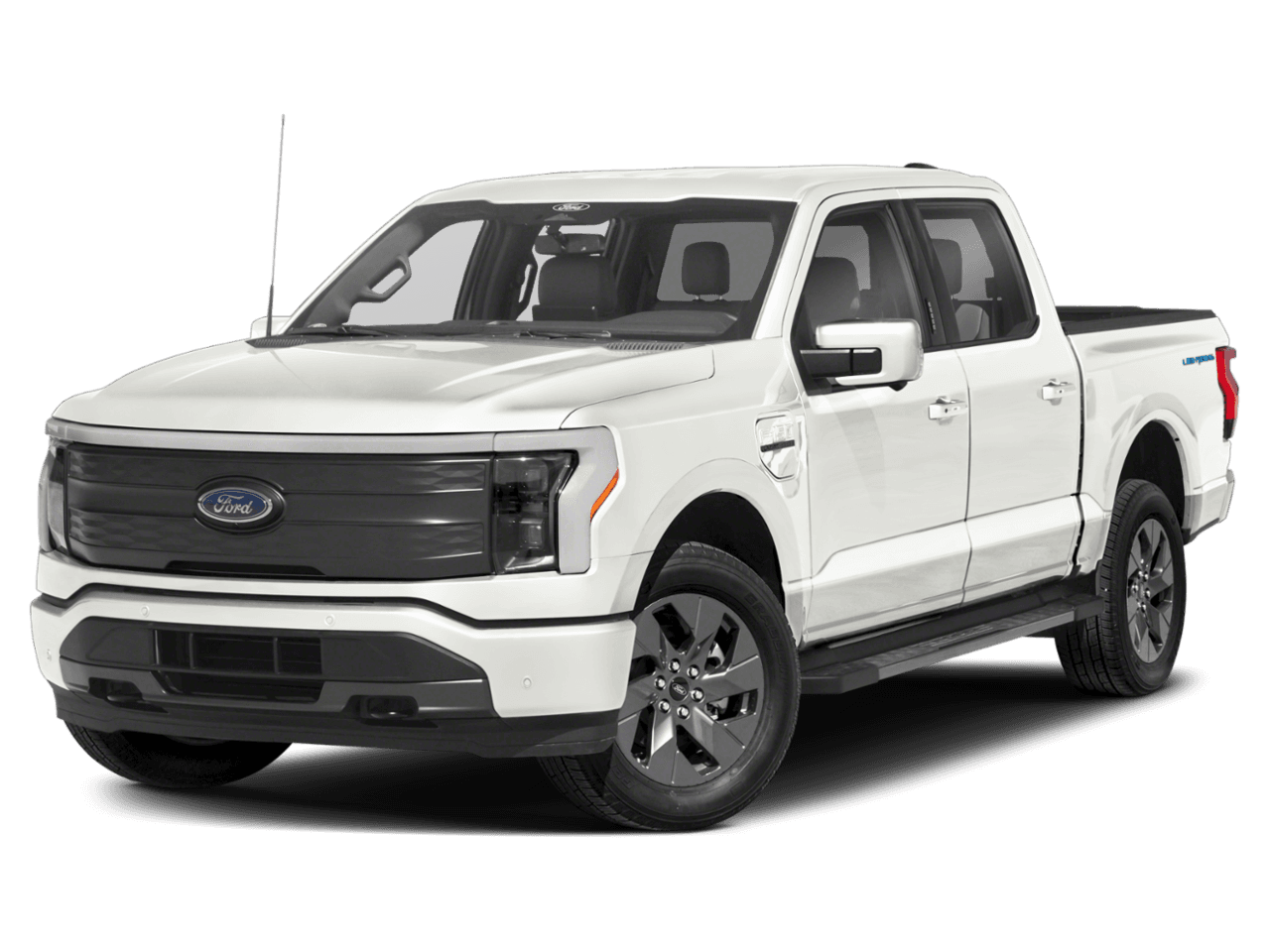 2024 Ford F-150 Lightning LARIAT - Front 3/4, facing to the left