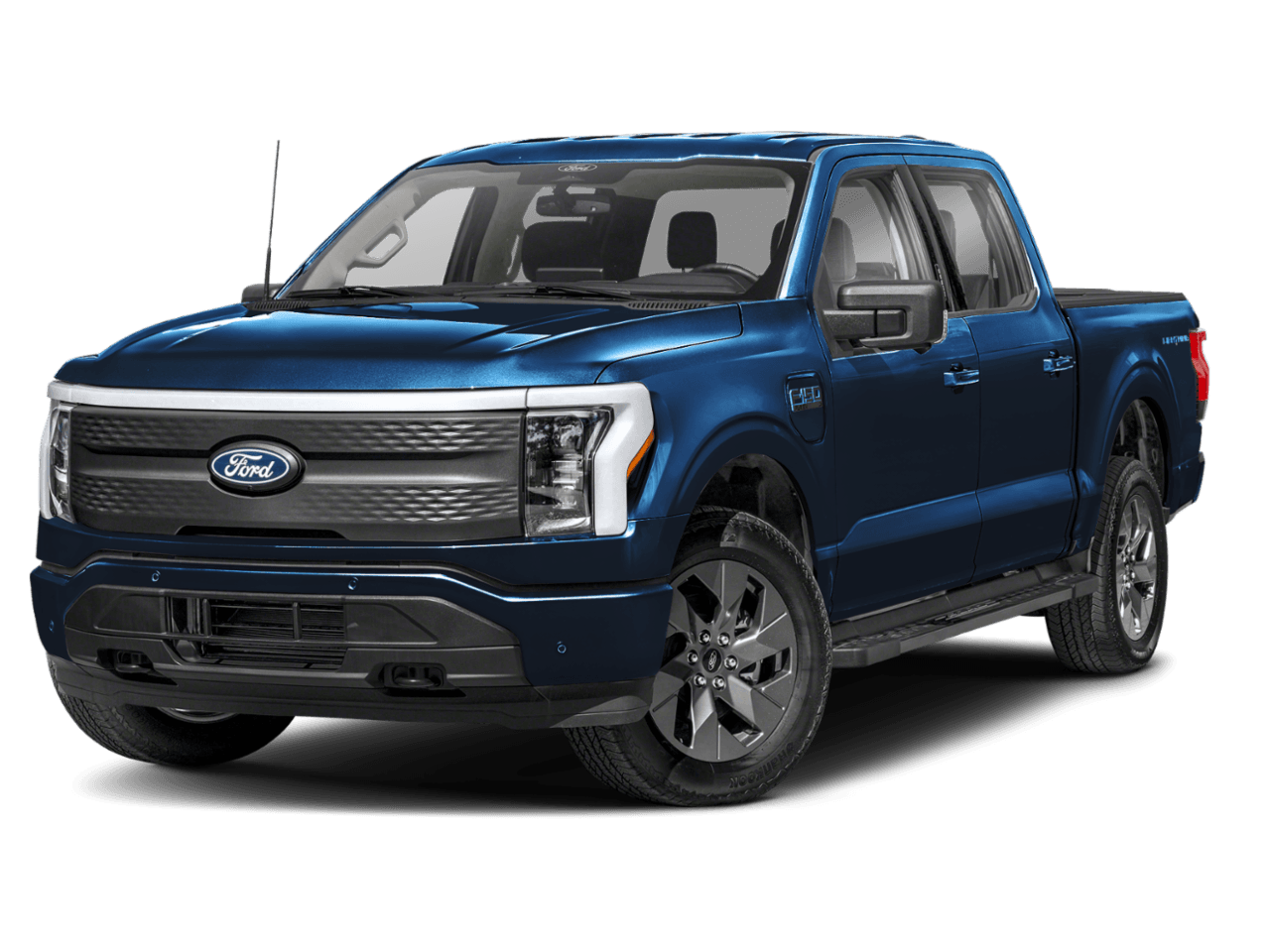 2024 Ford F-150 Lightning Flash - Front 3/4, facing to the left