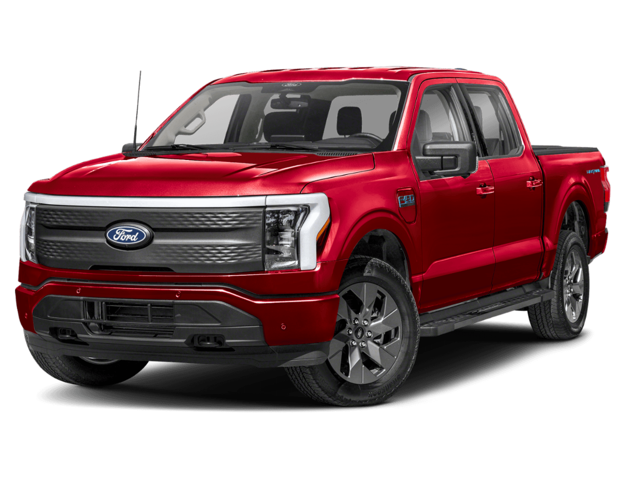2024 Ford F-150 Lightning Flash - Front 3/4, facing to the left