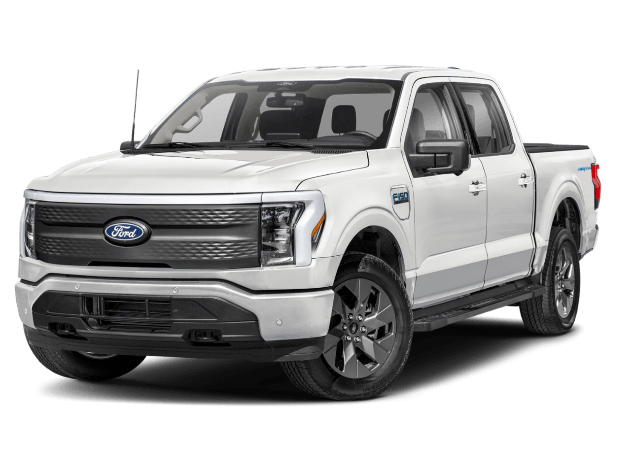 2024 Ford F-150 Lightning Flash - Front 3/4, facing to the left