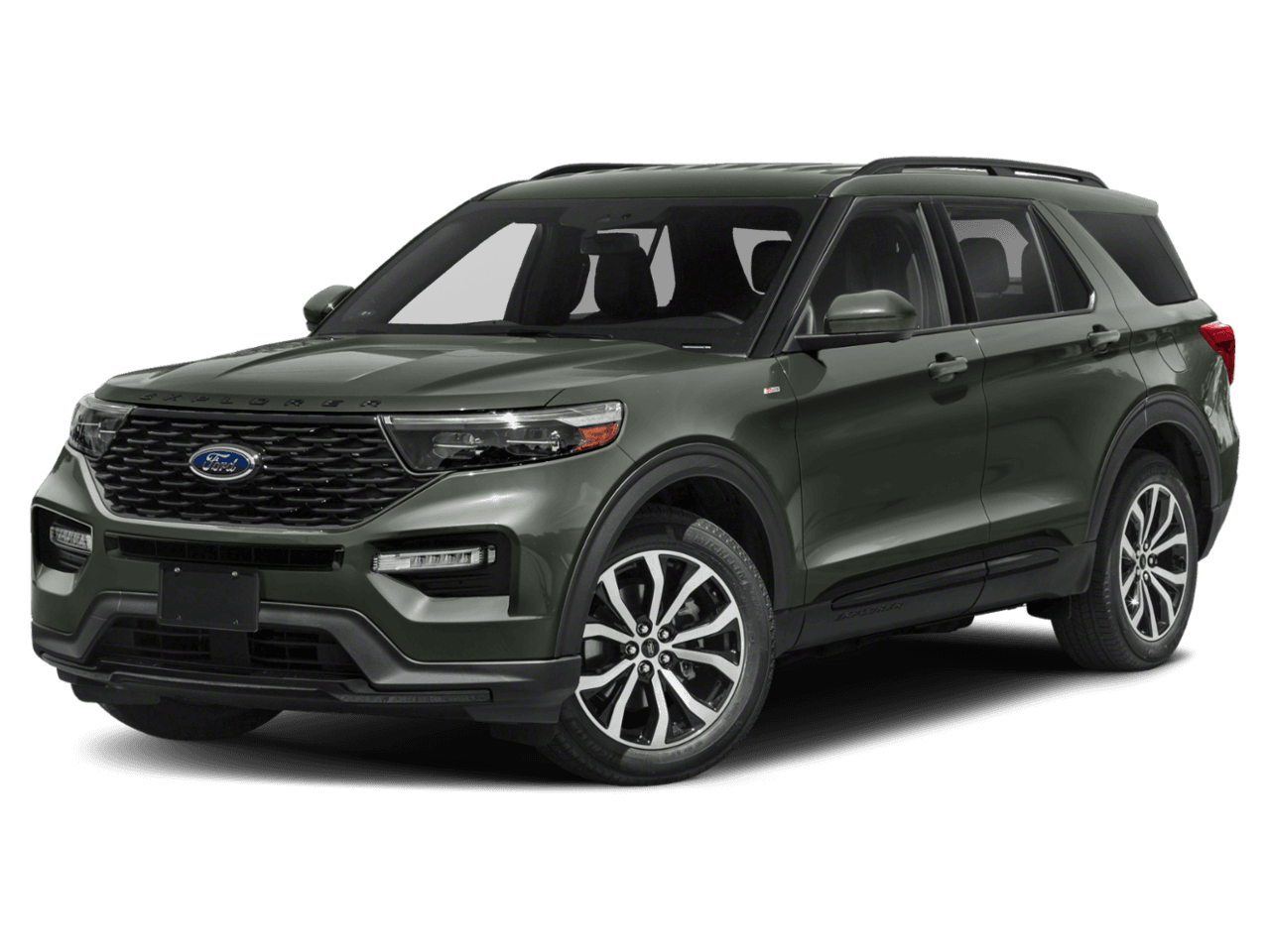 2024 Ford Explorer ST-Line - Front 3/4, facing to the left