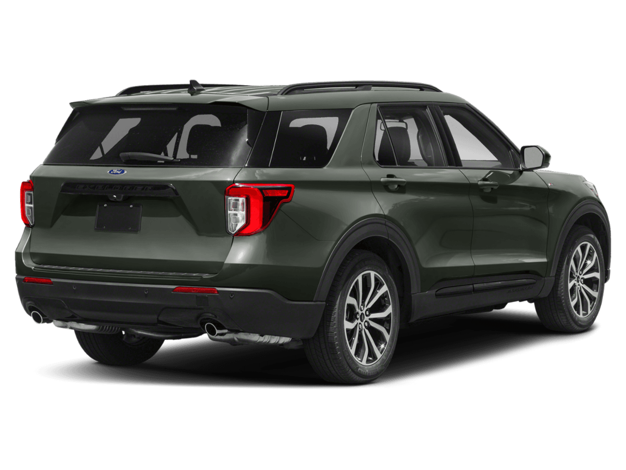 2024 Ford Explorer ST-Line - Rear 3/4, facing to the right