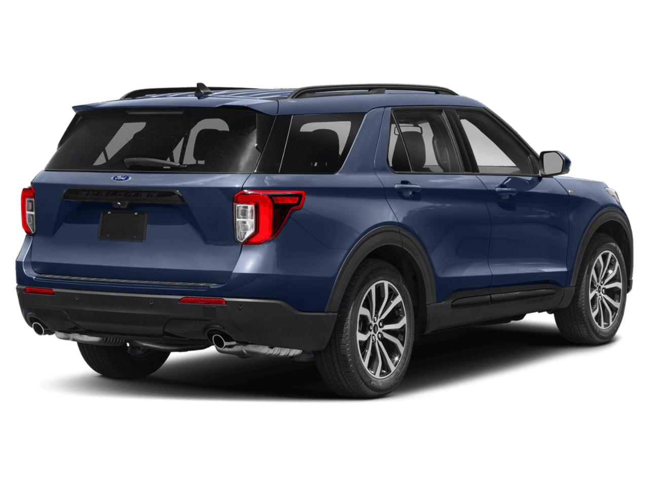 2024 Ford Explorer ST-Line - Rear 3/4, facing to the right