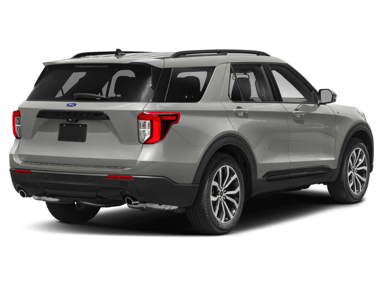2024 Ford Explorer ST-Line - Rear 3/4, facing to the right