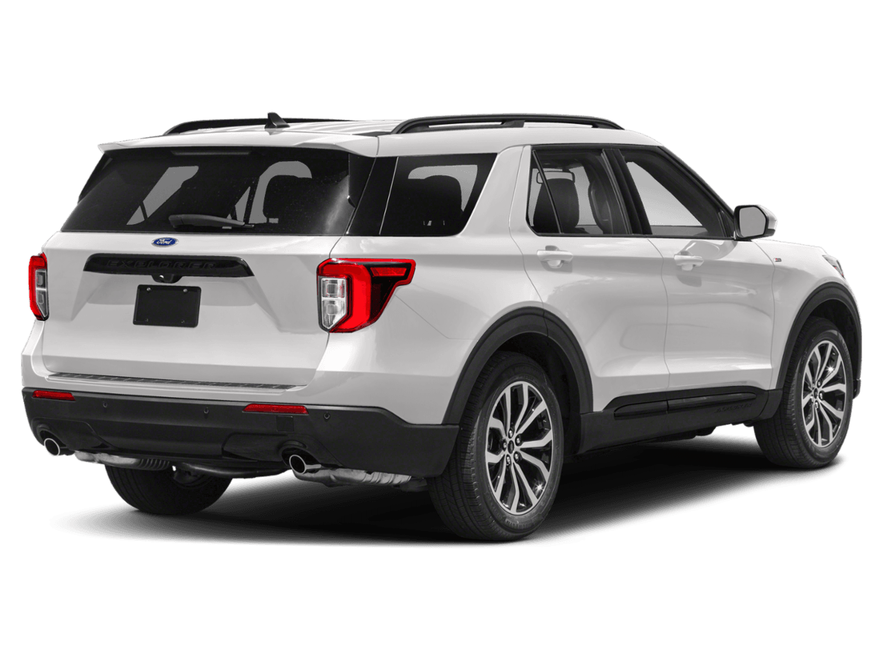 2024 Ford Explorer ST-Line - Rear 3/4, facing to the right