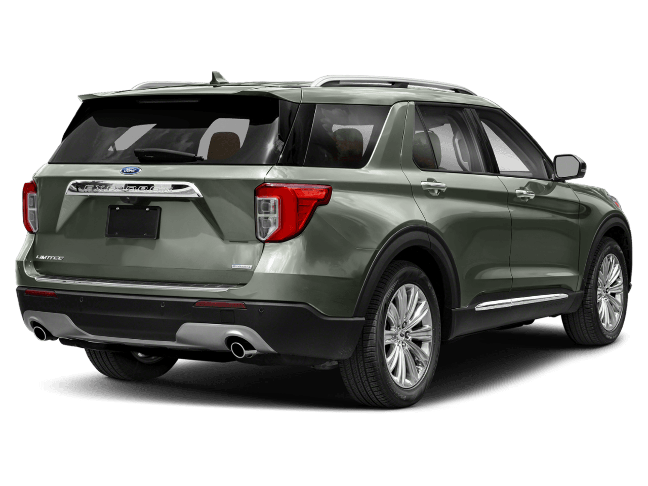 2024 Ford Explorer Limited - Rear 3/4, facing to the right