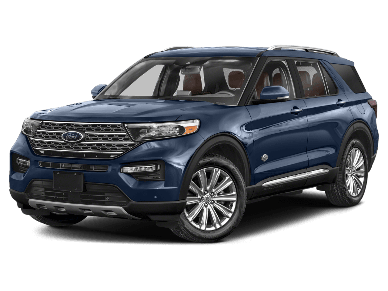 2024 Ford Explorer King - Front 3/4, facing to the left