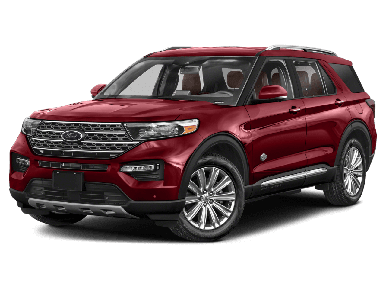 2024 Ford Explorer King - Front 3/4, facing to the left