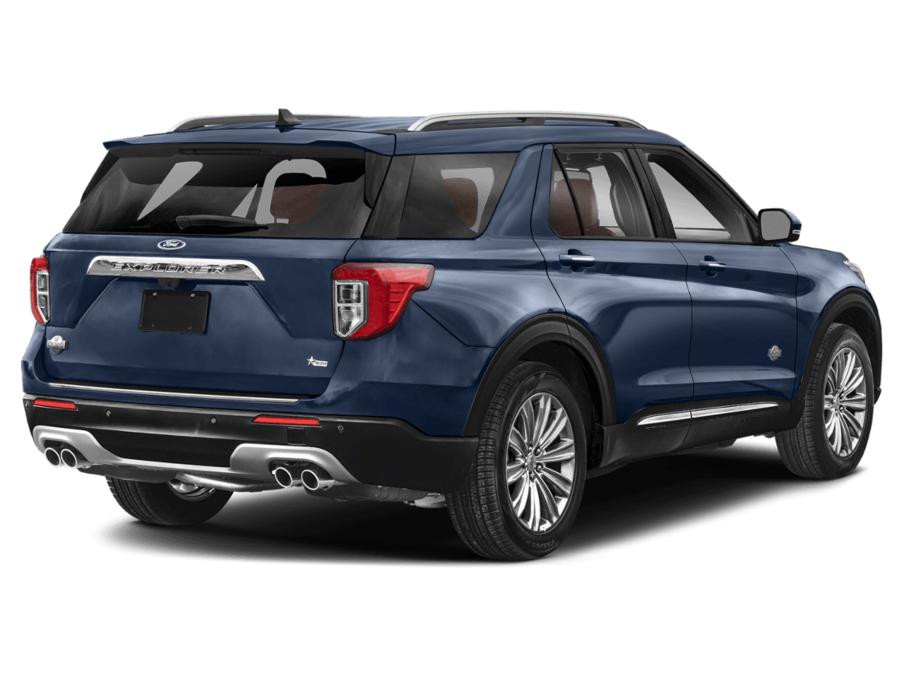 2024 Ford Explorer King - Rear 3/4, facing to the right