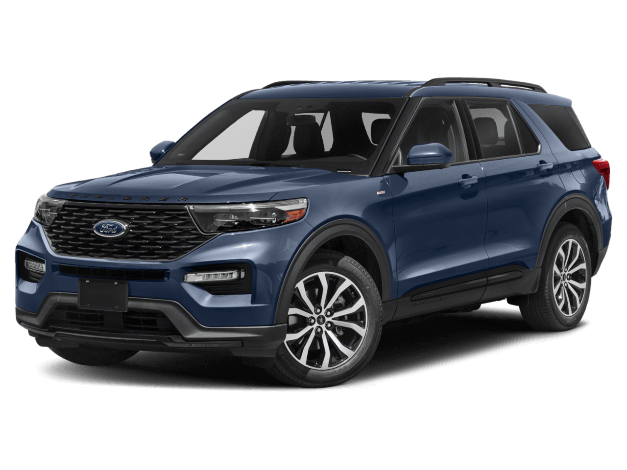 2024 Ford Explorer ST-Line - Front 3/4, facing to the left