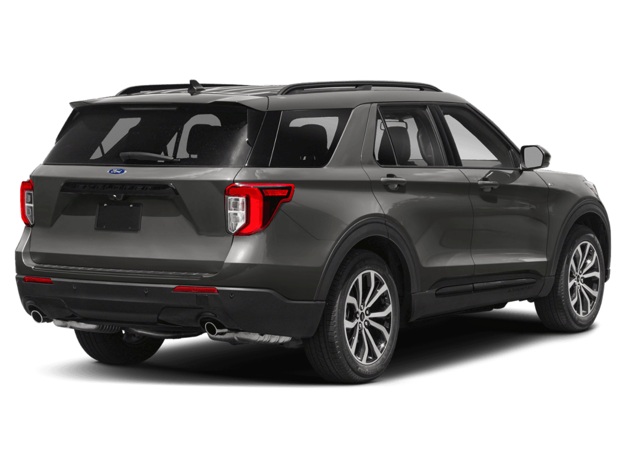 2024 Ford Explorer ST-Line - Rear 3/4, facing to the right