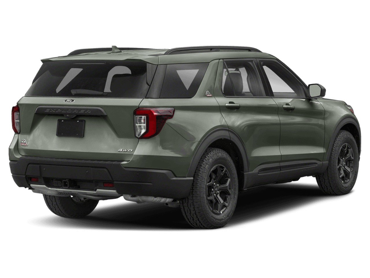 2024 Ford Explorer Timberline - Rear 3/4, facing to the right