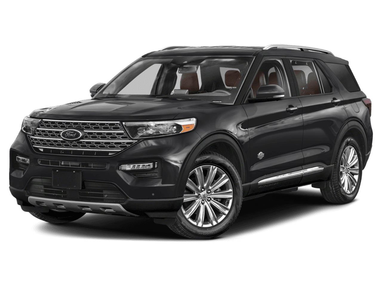 2024 Ford Explorer King - Front 3/4, facing to the left