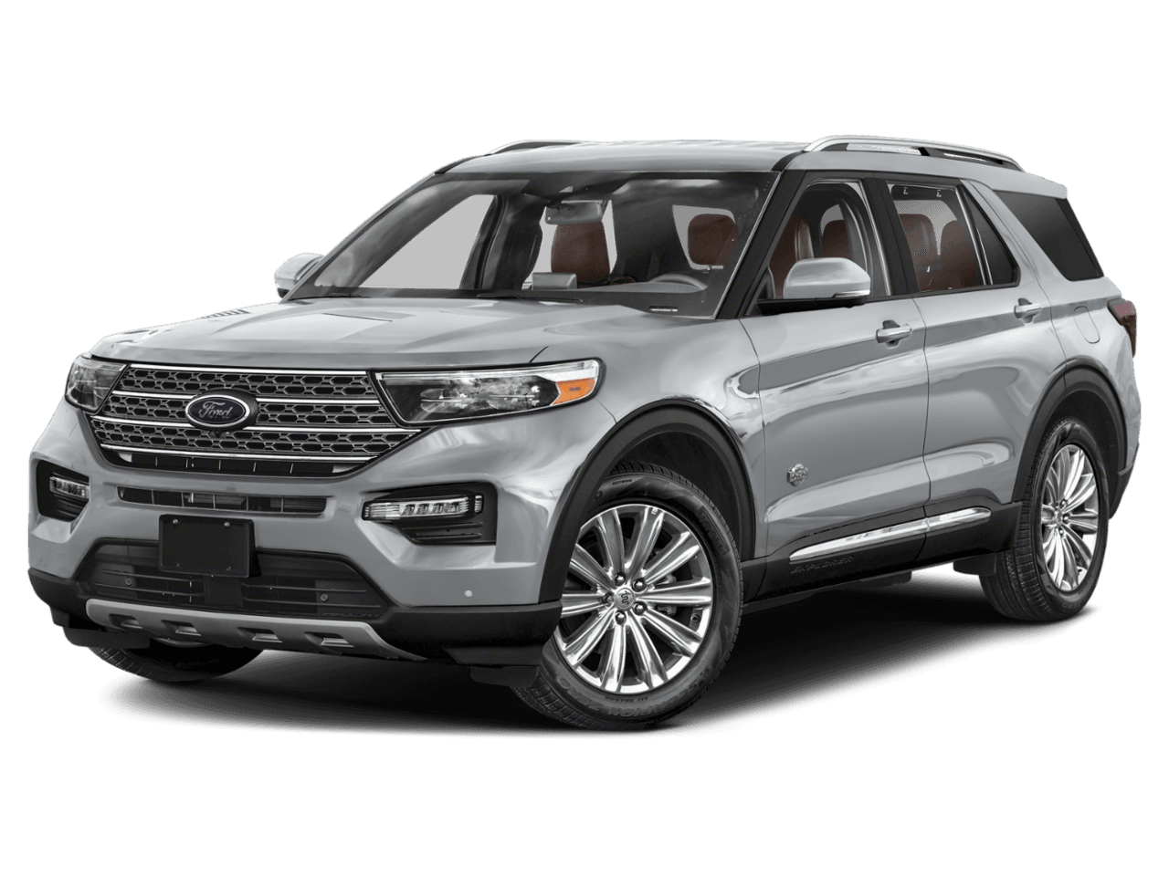 2024 Ford Explorer King - Front 3/4, facing to the left