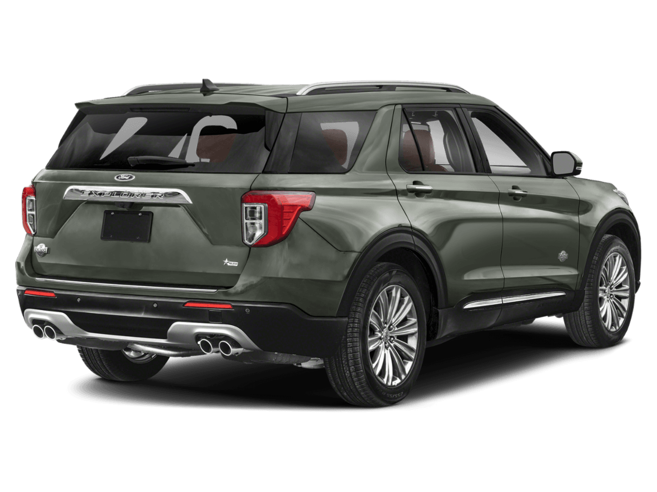 2024 Ford Explorer King - Rear 3/4, facing to the right