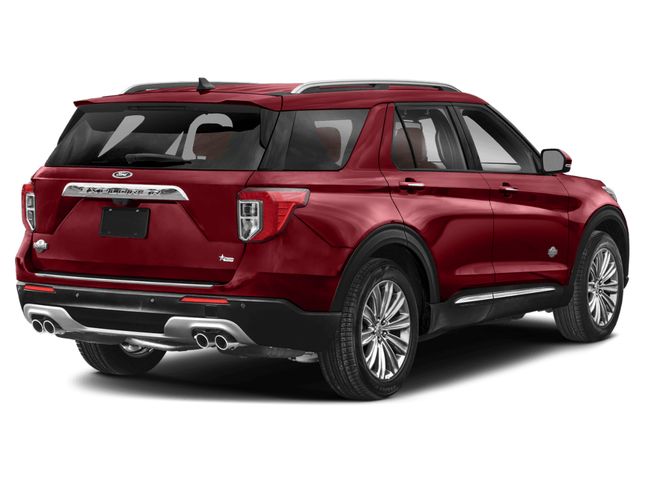 2024 Ford Explorer King - Rear 3/4, facing to the right